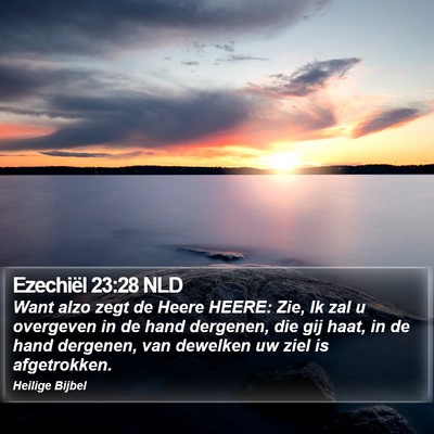 Ezechiël 23:28 NLD Bible Verse Image