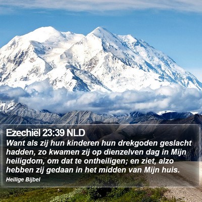 Ezechiël 23:39 NLD Bible Verse Image