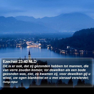 Ezechiël 23:40 NLD Bible Verse Image