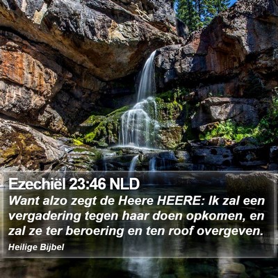 Ezechiël 23:46 NLD Bible Verse Image