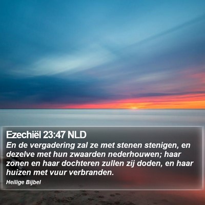 Ezechiël 23:47 NLD Bible Verse Image