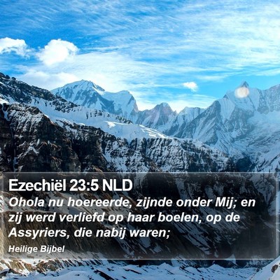 Ezechiël 23:5 NLD Bible Verse Image
