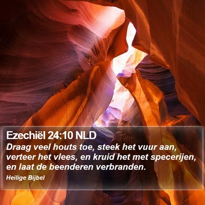 Ezechiël 24:10 NLD Bible Verse Image