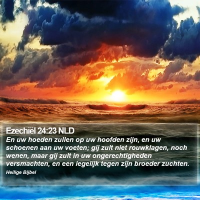 Ezechiël 24:23 NLD Bible Verse Image