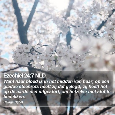 Ezechiël 24:7 NLD Bible Verse Image