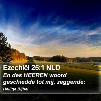 Ezechiël 25:1 NLD Bible Verse Image
