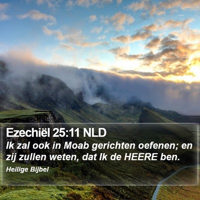 Ezechiël 25:11 NLD Bible Verse Image