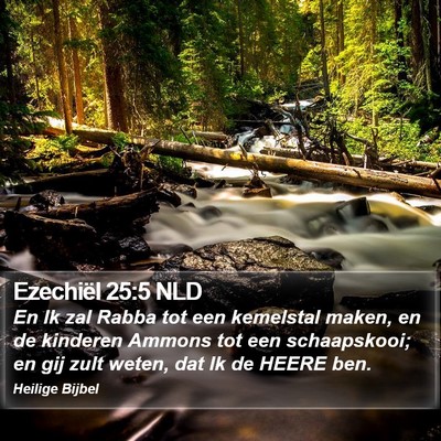 Ezechiël 25:5 NLD Bible Verse Image