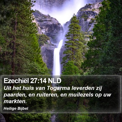 Ezechiël 27:14 NLD Bible Verse Image