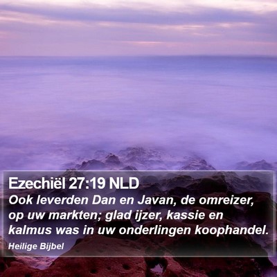 Ezechiël 27:19 NLD Bible Verse Image