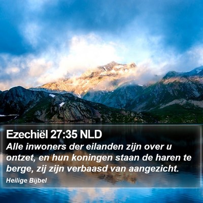 Ezechiël 27:35 NLD Bible Verse Image
