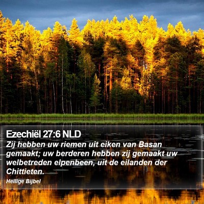 Ezechiël 27:6 NLD Bible Verse Image