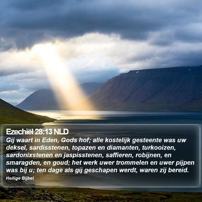 Ezechiël 28:13 NLD Bible Verse Image