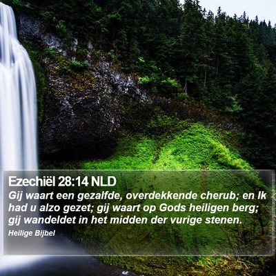 Ezechiël 28:14 NLD Bible Verse Image