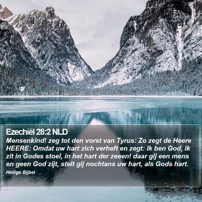 Ezechiël 28:2 NLD Bible Verse Image