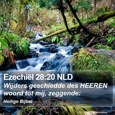 Ezechiël 28:20 NLD Bible Verse Image