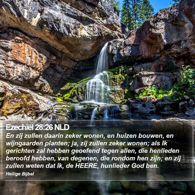 Ezechiël 28:26 NLD Bible Verse Image