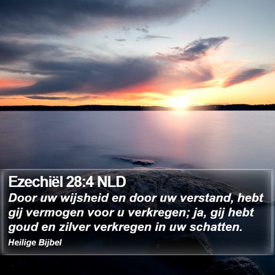 Ezechiël 28:4 NLD Bible Verse Image