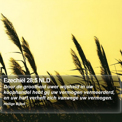 Ezechiël 28:5 NLD Bible Verse Image