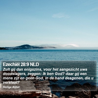 Ezechiël 28:9 NLD Bible Verse Image