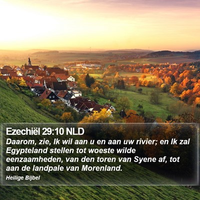 Ezechiël 29:10 NLD Bible Verse Image