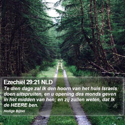 Ezechiël 29:21 NLD Bible Verse Image
