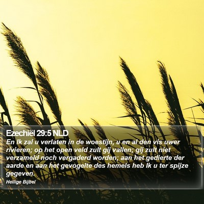 Ezechiël 29:5 NLD Bible Verse Image