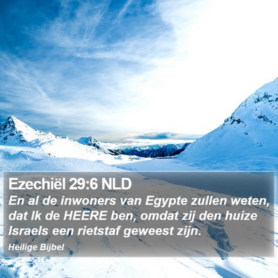 Ezechiël 29:6 NLD Bible Verse Image