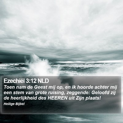 Ezechiël 3:12 NLD Bible Verse Image