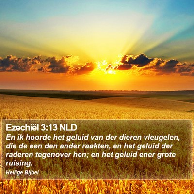 Ezechiël 3:13 NLD Bible Verse Image
