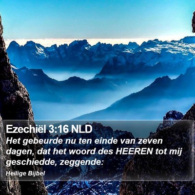 Ezechiël 3:16 NLD Bible Verse Image