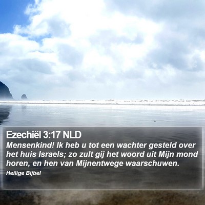 Ezechiël 3:17 NLD Bible Verse Image