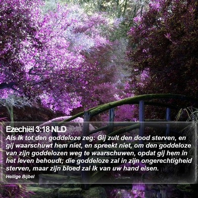 Ezechiël 3:18 NLD Bible Verse Image