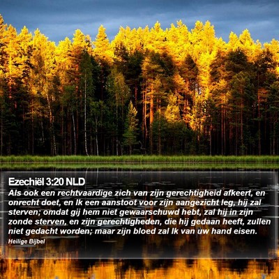 Ezechiël 3:20 NLD Bible Verse Image