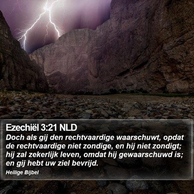 Ezechiël 3:21 NLD Bible Verse Image