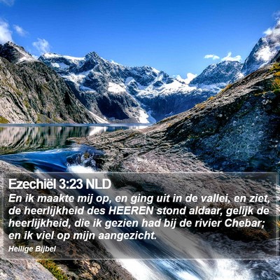 Ezechiël 3:23 NLD Bible Verse Image