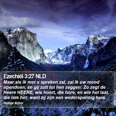 Ezechiël 3:27 NLD Bible Verse Image