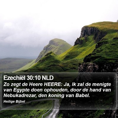 Ezechiël 30:10 NLD Bible Verse Image