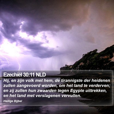 Ezechiël 30:11 NLD Bible Verse Image
