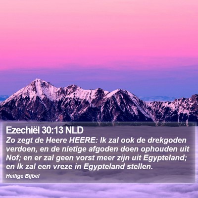 Ezechiël 30:13 NLD Bible Verse Image