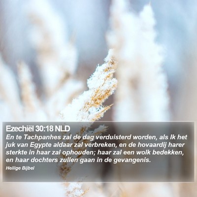 Ezechiël 30:18 NLD Bible Verse Image