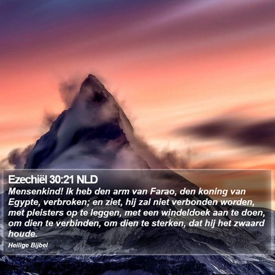 Ezechiël 30:21 NLD Bible Verse Image