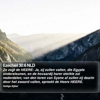 Ezechiël 30:6 NLD Bible Verse Image