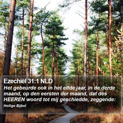 Ezechiël 31:1 NLD Bible Verse Image