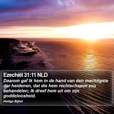 Ezechiël 31:11 NLD Bible Verse Image