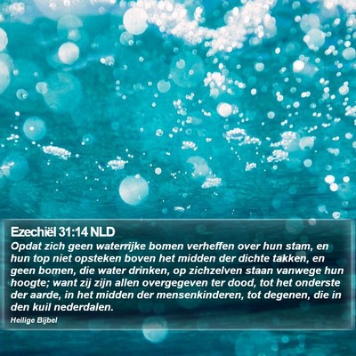 Ezechiël 31:14 NLD Bible Verse Image