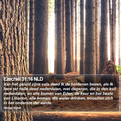 Ezechiël 31:16 NLD Bible Verse Image
