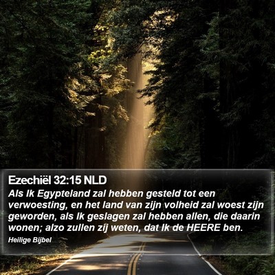 Ezechiël 32:15 NLD Bible Verse Image