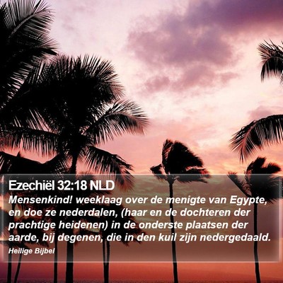 Ezechiël 32:18 NLD Bible Verse Image
