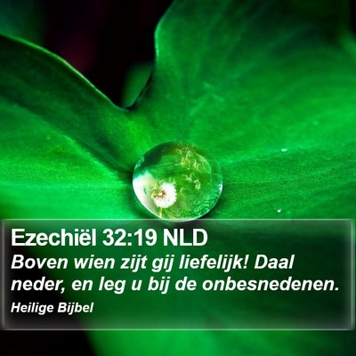 Ezechiël 32:19 NLD Bible Verse Image